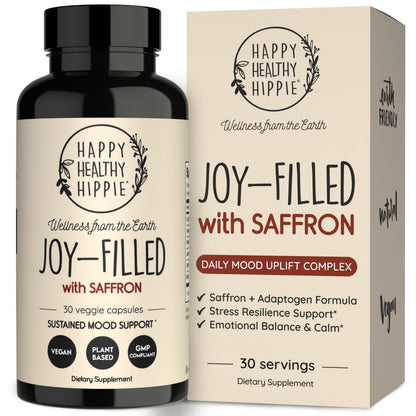 Joy-Filled Mood Support Supplement + St. John's Wort, Plant-Based, 60 Ct