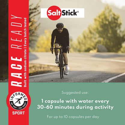 SaltStick Sugar Free Electrolytes Salt Pills 0 Calories 0 Sugar 100 Count