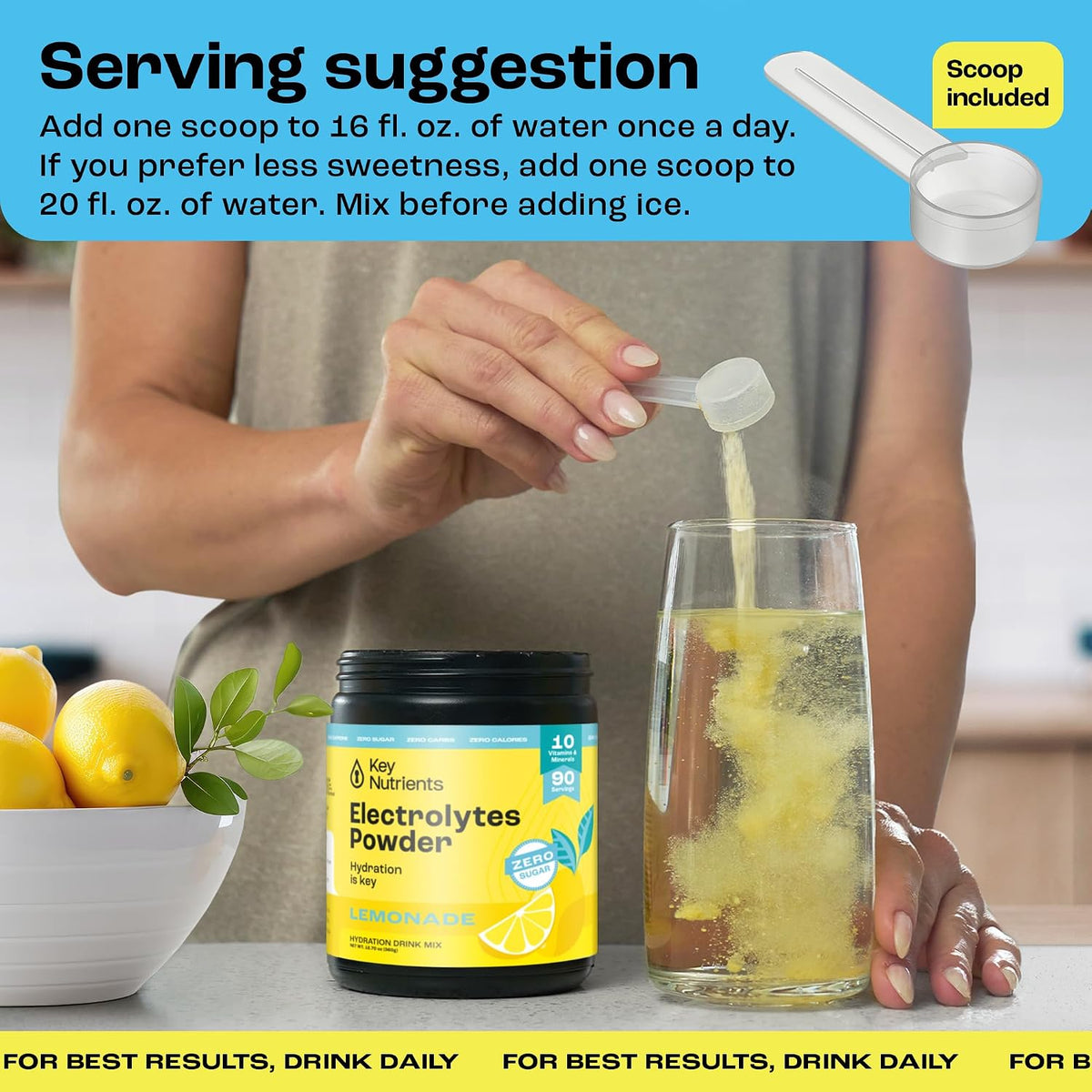 KEY NUTRIENTS Hydration Bundle – Multivitamin Electrolyte Powder Lemonade (90 Servings) & Electrolyte Tablets (200 Tablets) – No Sugar, No Calories – Sodium & Energy Support –, Made USA