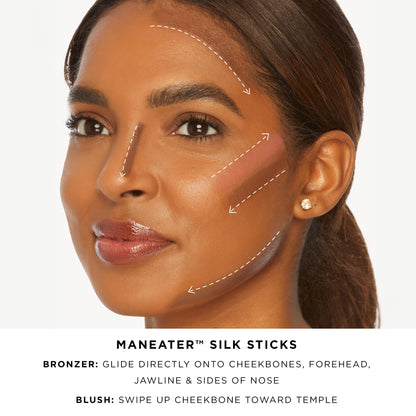tarte maneater silk stick bronzer – Buildable Lightweight Cream Bronzer, Natural Matte Finish, Vegan & Cruelty-Free, full size, dusk tarteBuy Supplements Australia