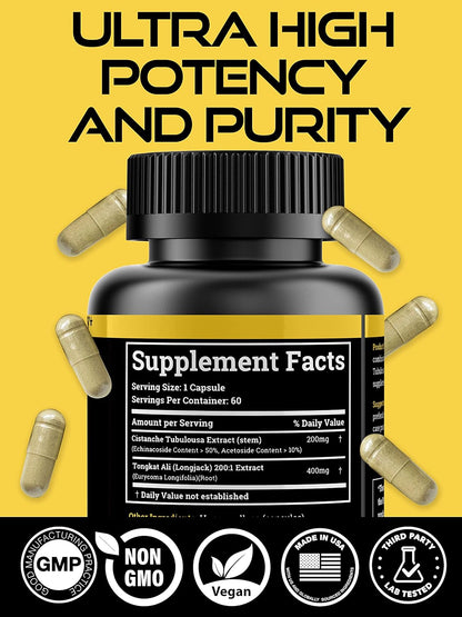 Black Forest Supplemets Starter Pack Bundle. 1 X Turkesterone + 1 X Cistanche (TESTO Pack)