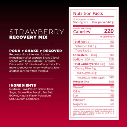 Tailwind Nutrition Recovery Mix, Chocolate, 20-Serving Bag