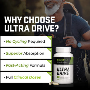 Epoch Nutrition | Ultra Drive – Advanced Performance Formula | Supports Energy, Endurance, and Healthy Circulation | with Tongkat Ali, Icariin & Nitric Oxide Support Epoch Nutrition SciencesBuy Supplements Australia