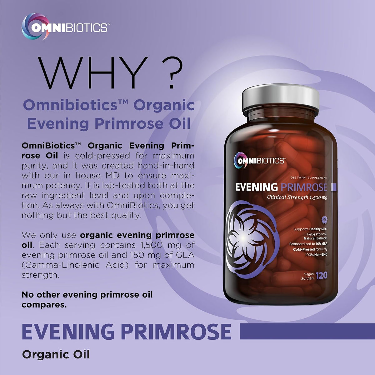 OmniBiotics Evening Primrose Oil + Milk Thisle Capsule