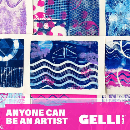 Gelli Arts Gel Printing Plate - 8" X 10" Gel Plate, Reusable Gel Printing Plate, Printmaking Gelli Plate for Art, Clear Gel Monoprinting Plate, Gel Plate Printing for Arts and Crafts