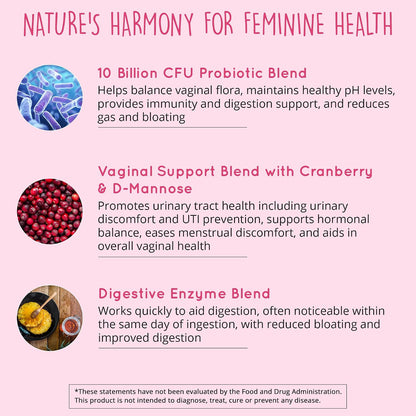 Vaginal Probiotics for Women & Vegan Collagen Builder Collagen Pills