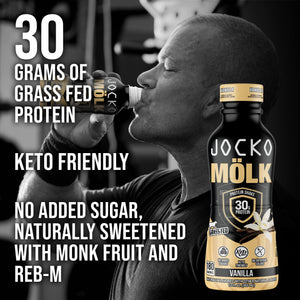 Jocko Fuel Protein Shake Bundle - Vanilla and Chocolate (24 Count) Jocko Fuel buy supplements Au