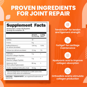 SaltWrap Collagen Synthesis - Collagen Peptides for Joints with Fortigel, Tendoforte, Best Collagen Powder for Tendons, Ligaments, and Cartilage Recovery and Repair, NSF Certified for Sport SaltWrap buy supplements Au