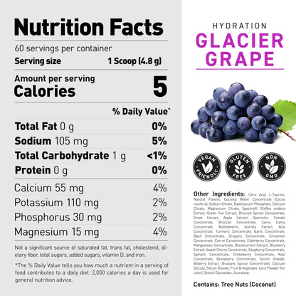 Kaged Sugar Free Hydration | 5 Key Electrolytes | Coconut Water | Tastes Amazing | 60 Servings