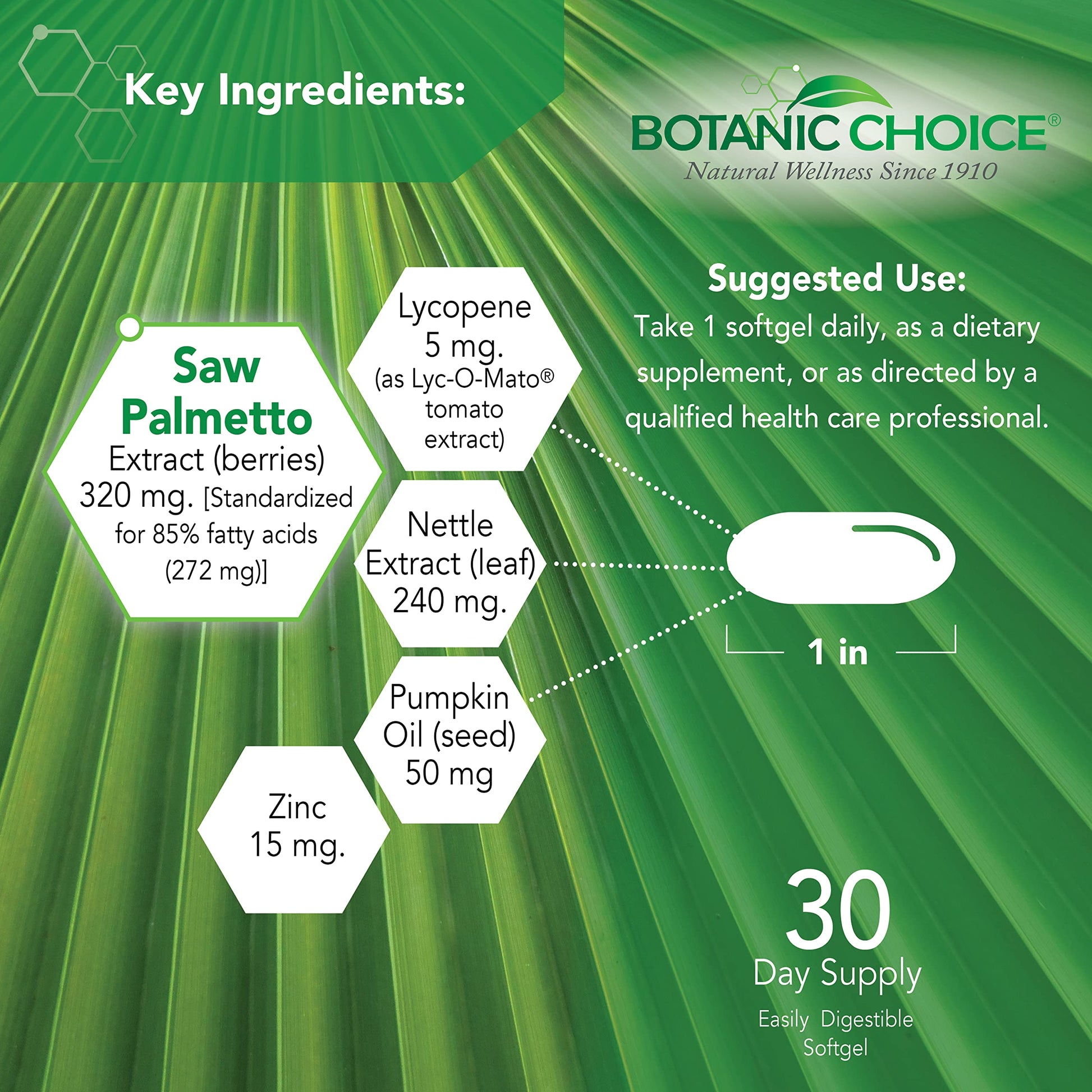 Botanic Choice Mega Fruits and Veggies Blend (60 Capsules) + Prostate 9 Complex (30 Softgels) Bundle - Energy Balance & Superfood Supplement + Urinary Flow & Cellular Health Botanic Choice buy supplements Au