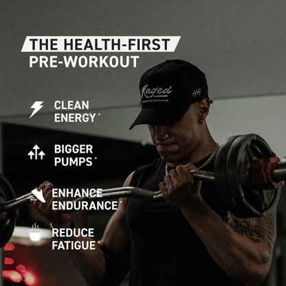 Kaged Original Pre Workout Powder | Fruit Punch | Pre-Workout with Creatine, Beta Alanine, L-Citrulline, BCAAs | 274 mg Caffeine | Pre Supplements for Men & Women | 20 Servings
