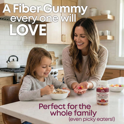 Country Farms Fiber Care Prebiotic Gummies, 6g of Fiber Per Serving, , FOS from Beets, Digestive Health and Bloat, Supports Regularit