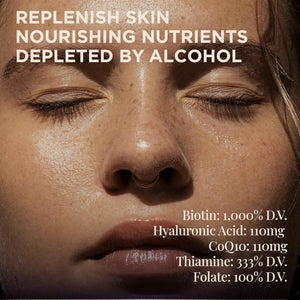 Nouel | Skin + Liver + Immunity Support | Recovery Supplement for Drinking | Milk Thistle, NAC, Hyaluronic Acid, CoQ10, Biotin,