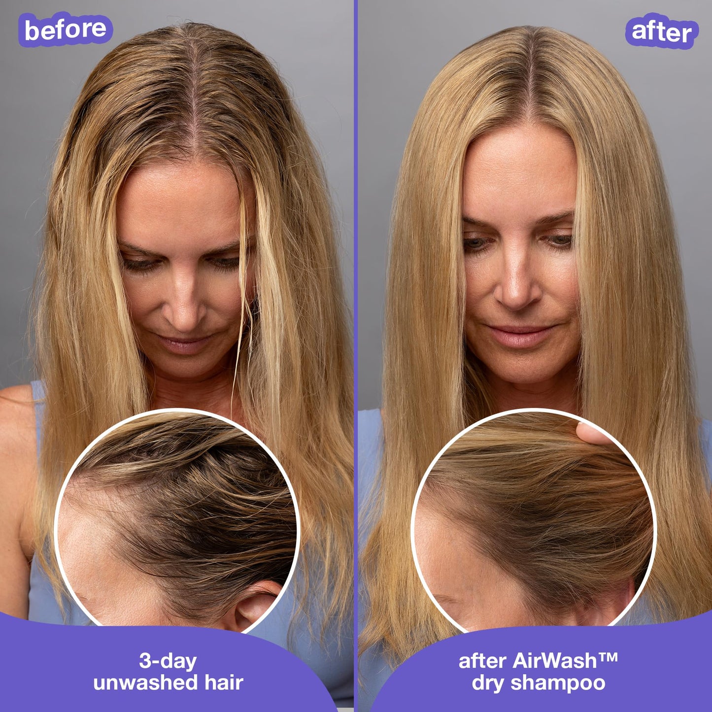 K18 AirWash™ Dry Shampoo, Non-Aerosol, Balances Scalp & Controls Excess Oil Production, 1.6 Fl Oz