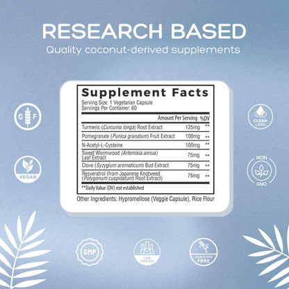 Natural Cure Labs Biofilm Complex – Premium Botanicals & Herbs | Digestive & Immune Wellness Support | Vegan, Non-GMO, Gluten-Free | Supports Gut Balance & Probiotic Activity Natural Cure Labs buy supplements Au