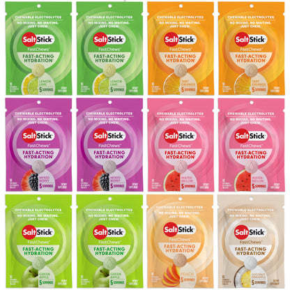SaltStick Electrolyte FastChews Best Sellers Variety Pack - 90 Tablets