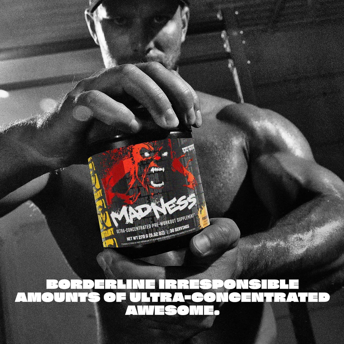 MUTANT Madness, Ultra-Concentrated Pre-Workout, Fruit Punch, 9.52 oz