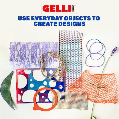 Gelli Arts Gel Printing Plate - 8" X 10" Gel Plate, Reusable Gel Printing Plate, Printmaking Gelli Plate for Art, Clear Gel Monoprinting Plate, Gel Plate Printing for Arts and Crafts