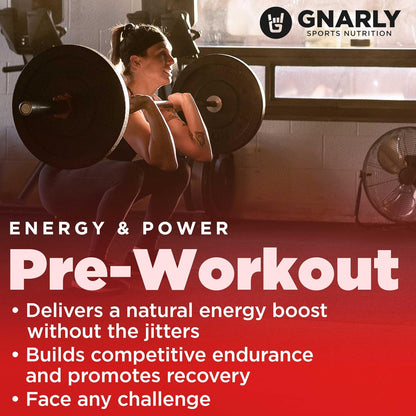 Gnarly Nutrition Gnarly Whey Grass-Fed Protein Supplement, Vanilla (32.0oz) Preworkout Mango (14.82oz)
