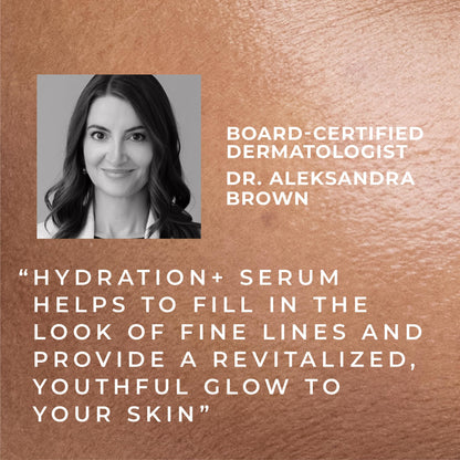 RoC Hydration+ Hyaluronic Acid Serum for Face, Hydrating, Plumping, Fragrance Free, Lightweight Formula with Collagen Proteins (1 Ounce)