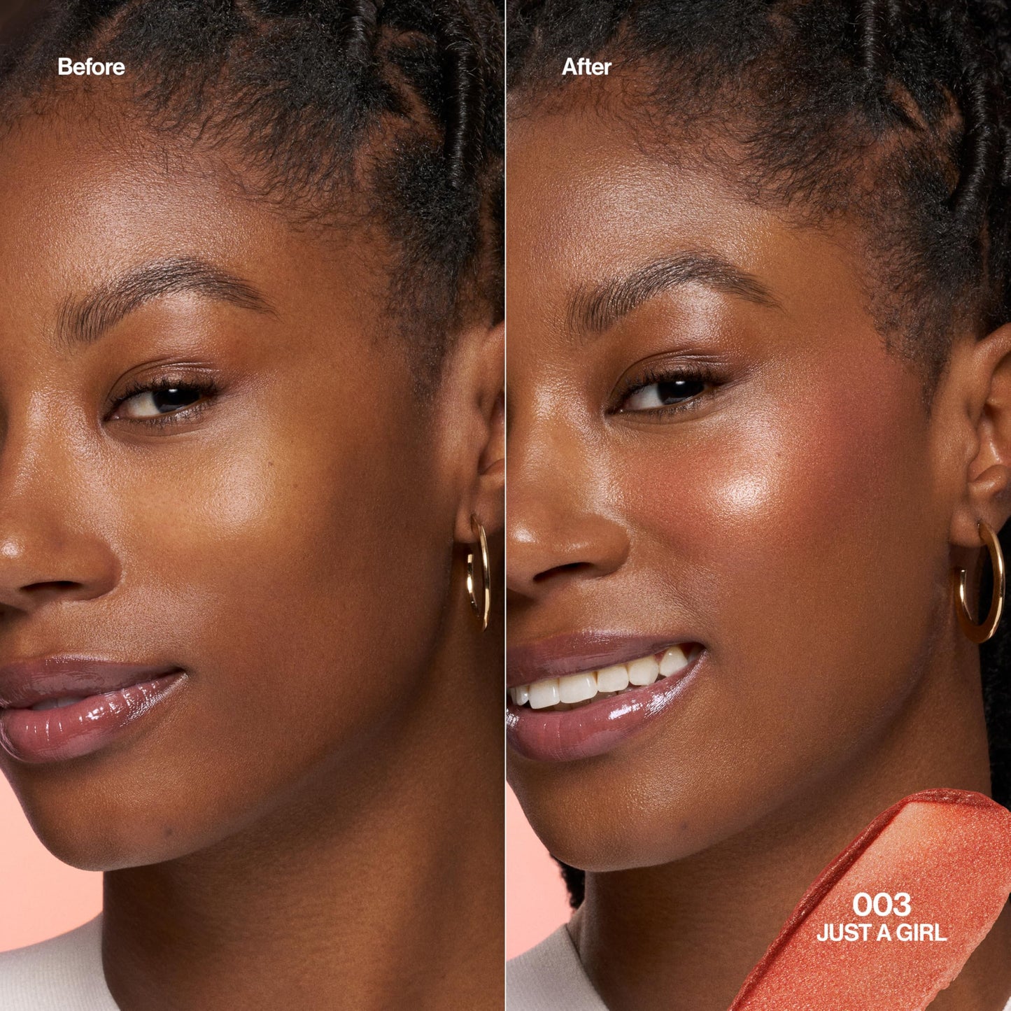 Revlon Glimmer Super Balm, Multi-Use Glow Face Makeup, Cream Bronzer, Highlighter, & Blush, 005 Sun-Kissed, 0.06 oz