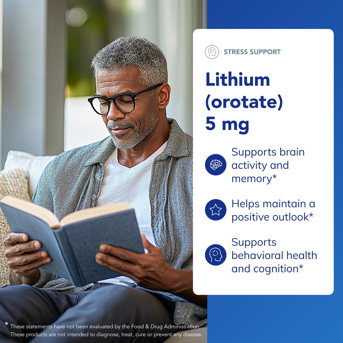 Pure Encapsulations Lithium Orotate 5 mg - Brain Support Supplement - with N-Acetyl-L-Cysteine (NAC) for Memory & Brain Behavior*