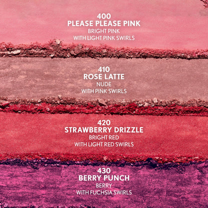 COVERGIRL TruBlend Skin Enhancer Baked Luminous Blush, with Hyaluronic Acid & White Rose Extract, Blends Seamlessly - Strawberry Drizzle (Bright Red with Light Red Swirls)